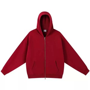 Sudadera con capucha personalizada de 420 g, con cremallera completa, OEM ODM, extragrande, unisex, con logotipo. - Product Image 4
