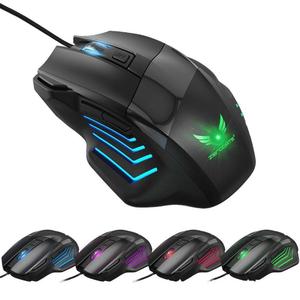 Ratón Mecánico para Juegos, Eléctrico, para PS2, con Seguimiento Óptico, 7 Teclas, Luz Intermitente de Colores, para Escritorio - Product Image 5