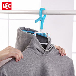 LEC Extendable Clothes Hanger For Hooded Sweatshirts Thickened Plastic Household Use - Product Image 3