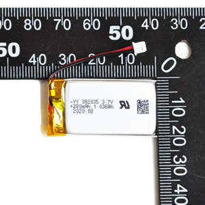 שנזן Taiwoo מכירה לוהטת 382035 3.7v 280mah Custom Li-פולימר סוללה נטענת - Product Image 5
