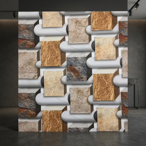 Carreaux muraux en porcelaine céramique 300x600mm (30x60cm) style pastoral pour villas et projets extérieurs, type métro - Product Image 5