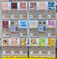WANGERBAO Distributeur automatique de capsules de jouets Gacha, mini, en plastique, personnalisable, à monnayeur, avec système de paiement centralisé