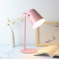 Lampe de table en métal de haute qualité, style nordique moderne, lampe de bureau LED pour l'étude, la lecture, le travail et la décoration