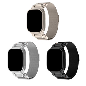 Chất Lượng Hàng Đầu Explorer Milan Lưới Thép Không Gỉ Dây Đeo Từ Clasp Cho Đồng Hồ Thông Minh Siêu 2 42/44/45/46/49Mm Ban Nhạc Vòng Đeo Tay - Product Image 6