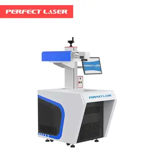 Perfect laser radio frequency tube CO2 laser marking machine for drawing expiry date on plastic leather hard box paper