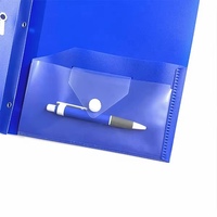 Dossiers en polypropylène Tadpole avec étiquette et pochette, dossiers en plastique format lettre, fournitures de bureau, logo personnalisé