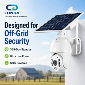 Telecamere IP da Esterno con Sensore PIR, WIFI, CCTV, Batteria, Pannello Solare Wireless, Tuya S10 4G, Audio Bidirezionale, Grandangolo, Scheda SD - Product Image 1