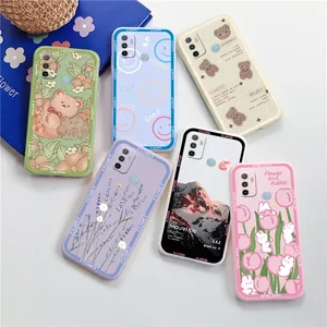 Pour <span class=keywords><strong>OPPO</strong></span> A53 A53S A32 housse de téléphone fleur mat sacs en TPU pour <span class=keywords><strong>OPPO</strong></span> A53 OPPOA53 A <span class=keywords><strong>53</strong></span> 2020 6.5 ''Etui antichoc pare-chocs Fundas - Product Image 1
