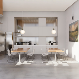 Diseño de Sala de Descanso de Oficina, Cafetería Moderna para Empleados y Área de Descanso con Cocina Pequeña - Product Image 2