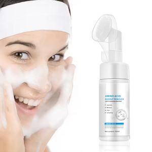 Nettoyant visage naturel personnalisé avec logo OEM, mousse nettoyante dense aux acides aminés, démaquillant et mousse nettoyante à l'acide hyaluronique - Product Image 1