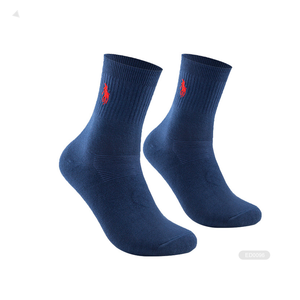 Kaite-3-E0176 <strong>Mens</strong> <strong>Navy</strong> Blue Crew <strong>Socks</strong> - Product Image 1