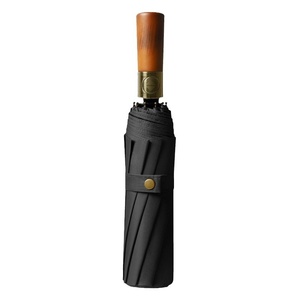 <span class=keywords><strong>Parapluie</strong></span> publicitaire professionnel pour <span class=keywords><strong>homme</strong></span>, élégant, à double usage, avec manche en bois, entièrement automatique, <span class=keywords><strong>pliable</strong></span> à 10 baleines, coupe-vent, pour le soleil et la pluie - Product Image 6