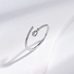 Custom plata 925 sterling silver stacking cheap <b>ring</b> fine jewelry geometric natural stone hand <b>dainty</b> 14k 18k gold plated <b>rings</b> - Product Image 5