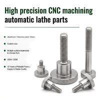 Custom Screw Stainless Steel High Head Knurled Thumb Screw Threaded Fastener Machine Hardware