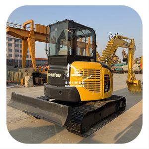 Miniexcavadora de Orugas Komatsu PC50MR de Segunda Mano, Modelo 2020, 5 Toneladas, Motor, Caja de Cambios, Bomba, Equipo de Construcción - Product Image 1