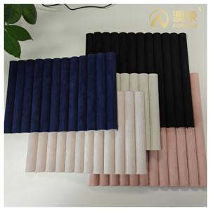 Panneau mural flexible design artistique <span class=keywords><strong>pour</strong></span> chambre à coucher, panneaux muraux de fond de lit, panneau mural en suède tambour, revêtement mural lisse - Product Image 2