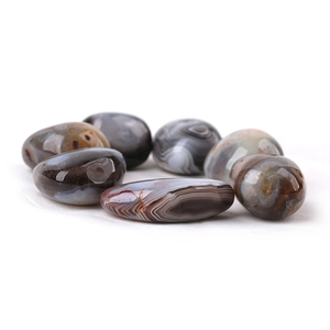 Grande pierre brute, pierre naturelle d'agate grise, polissage, <span class=keywords><strong>cristal</strong></span>, - Product Image 5