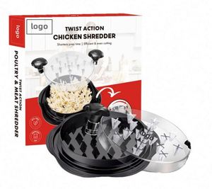 BPA-Free Non-Slip Grip Chicken Shredder Tool Handheld Plastic Meat Press for Cooking Household Food Separator Tearer - Product Image 1