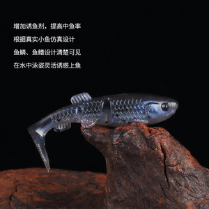 Aohu – leurre souple à queue en T, 10 pièces, appât artificiel flottant pour la pêche au bar, appâts pour eaux moyennes, matériel de pêche - Product Image 2