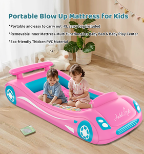 Thiết kế mới hình dạng xe du lịch di động Inflatable Toddler nệm không khí trẻ em Giường bơm hơi - Product Image 4