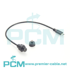 Câble d'extension étanche USB Type C mâle à femelle monté sur panneau IP67 Version USB2.0 pour armoire d'équipement de <span class=keywords><strong>bateau</strong></span> en plein air - Product Image 3