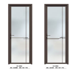 Porte coulissante intérieure en aluminium et verre, design moderne, très étroite, étanche, ouverture latérale, classe <span class=keywords><strong>de</strong></span> résistance au <span class=keywords><strong>feu</strong></span> - Product Image 4