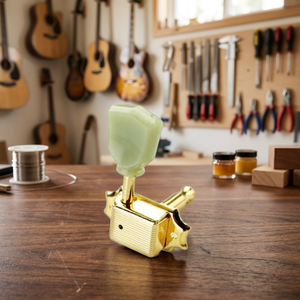 Accordeur de style vintage E32BB en or, fabriqué en Corée, pièces et accessoires pour guitare - Product Image 4
