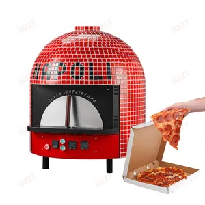Professional High Temperature Electric Pizza Oven 12 15 Inch Big Size Counter 600 Degree Commercial Industrial Round Pizza Ovens