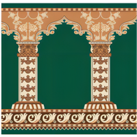 Tapis de prière musulman imprimé en 3D, tapis de prière mural, tapis de prière pour mosquée, tapis de prière en rouleau