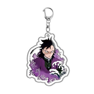 Anime <span class=keywords><strong>Demon</strong></span> <span class=keywords><strong>Slayer</strong></span> Keychain Zenitsu & Nezuko Pendant Metal Keyring Jewelry for Halloween & Christmas Handmade Gift Idea - Product Image 5