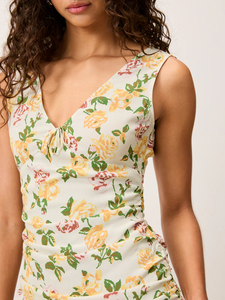 Vestido de Fiesta Sexy con Cuello en V y Espalda Descubierta para Mujer, Ajustado, Plisado, Tejido Liso, Cintura Natural, Mini, Venta al por Mayor de Verano - Product Image 4