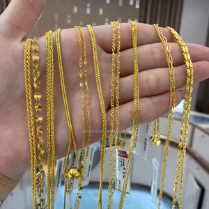 Toptan AU750 (18K altın) lüks Link zinciri yüksek kalite zarif bayanlar zarif işçilik moda çok yönlü - Product Image 1