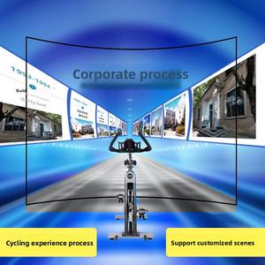 Inmersión <span class=keywords><strong>Virtual</strong></span> Racing 3D Proyección Ciclismo Gimnasio Real-Life Digital Outdoor <span class=keywords><strong>Gym</strong></span> Vr Equipo para uso en guardería escolar en casa - Product Image 3