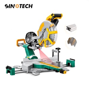 Máy cưa đa năng cắt nhôm có laser 305mm, máy cưa tròn trượt điện, máy cắt nhỏ đa năng - Product Image 1