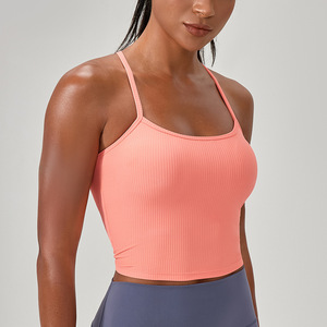 Camiseta Deportiva de Compresión para Mujer con Logotipo Personalizado, Ligera, de Secado Rápido, Transpirable, Top Corto para Entrenamiento, Yoga y Ejercicio - Product Image 6