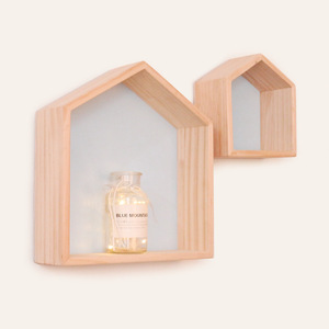 <span class=keywords><strong>Estantes</strong></span> de pared de madera Natural <span class=keywords><strong>para</strong></span> decoración de habitación de niños y niñas, repisa decorativa de alta calidad <span class=keywords><strong>para</strong></span> dormitorio infantil - Product Image 2
