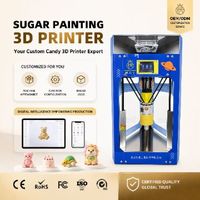 Candy 3D-printer TH3D-170A Suikerkunstmachine 170x170x50mm Voedselveilige Hoge Precisie Eetbare Printer voor Taartdecoratie Festival