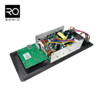 Carte de circuit amplificateur numérique RQSONIC D3-4.6K-FV 1000W RMS avec module amplificateur audio flexible à tension variable et DSP
