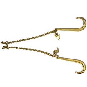 Cadena de Remolque para Automóvil de 5/16'', G70 G80, Gancho en J, Cadena de Remolque para Camión, Cadena de Remolque para Remolque de Vehículos, Cadena de Rescate - Product Image 1