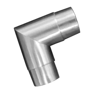 ステンレス鋼丸管パイプ双方向コネクタハードウェア継手エルボー90度