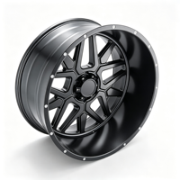 Jantes forgées SL 22X12 24X12 24X14 26X14 28X16 30x16 8x170 8x180 6x5.5 à déport profond avec capuchons flottants pour GMC Sierra1500 3500 RAM