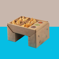Boîte de nourriture pour ailes de poulet, emballage de boîte de poulet frit avec impression personnalisée charcuterie, kebab, frites, burger, poulet grillé