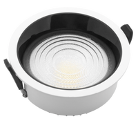 Downlight LED COB de Alta Luminosidad, Aluminio, 30w 40w 60w, Alto Flujo Luminoso, Ajustable, Moderno, para Instalación en Proyectos Comerciales y Almacenes