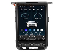 PA 13 inci layar sentuh vertikal Android 10, pemutar Multimedia navigasi Gps sistem untuk Ford F150 2009 2014