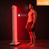 Nouvel appareil de luminothérapie LED 4-en-1 à commande vocale 2026, panneau de luminothérapie infrarouge et rouge avec application