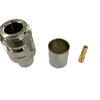 Connecteur coaxial en cuivre de type N femelle N-C-K8, directement de l'usine, pour câbles 50-8 8D-FB
