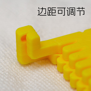 Herramienta de costura a mano con guía de costura ajustable de 1.5-4 mm, regla de costura portátil de plástico para costuras precisas. - Product Image 4