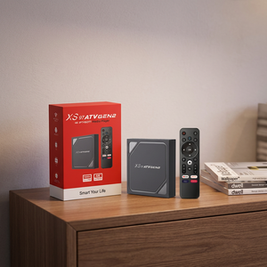 En stock XS97 ATV Gen2 4K Android 12 TV Box Quad Core Dual Wifi 2.4G/5G Boîtier décodeur portable Lecteur multimédia en streaming - Product Image 1