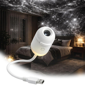 Portable USB <b>LED</b> <b>Star</b> Projector Night <b>Light</b> Starry Sky Lamp Romantic Bedroom Atmosphere <b>Light</b> - Product Image 1