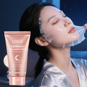 Masque de nuit hydratant en gros sous marque privée avec vitamine C et collagène pour une peau éclatante et un effet blanchissant - Product Image 1
